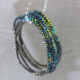 Blue Shimmer Flexible Bangles