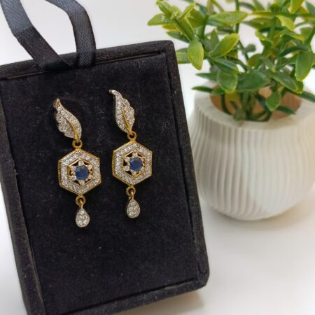 Royal Sparkle Midnight Blue Drop Earings