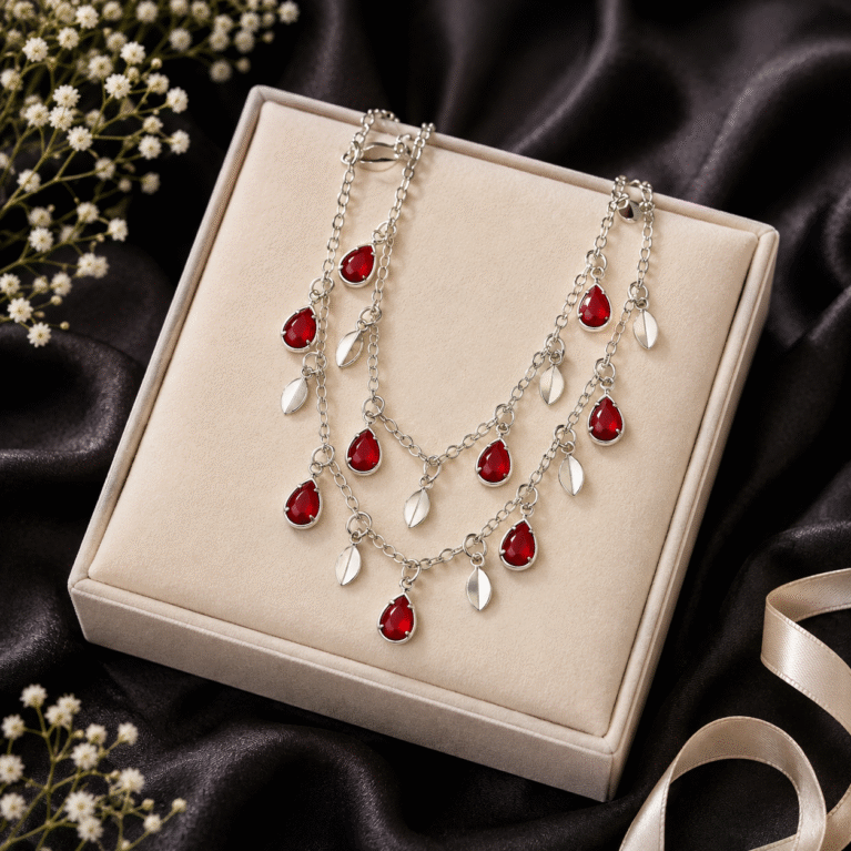 Red Charm Anklet